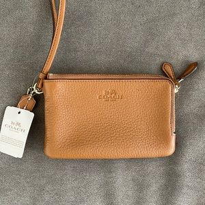 Coach Double Zip Wallet NWT